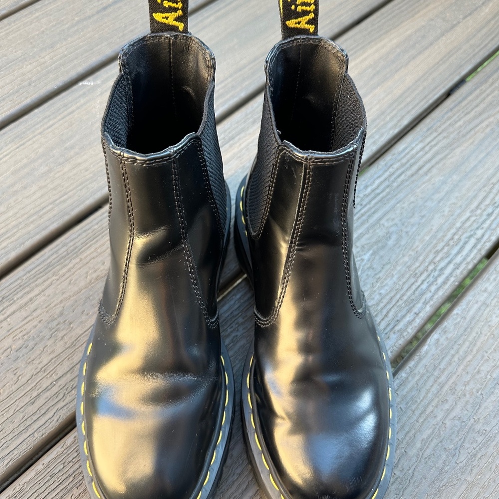 Dr. Martens Black Leather Boots Ladies size 9